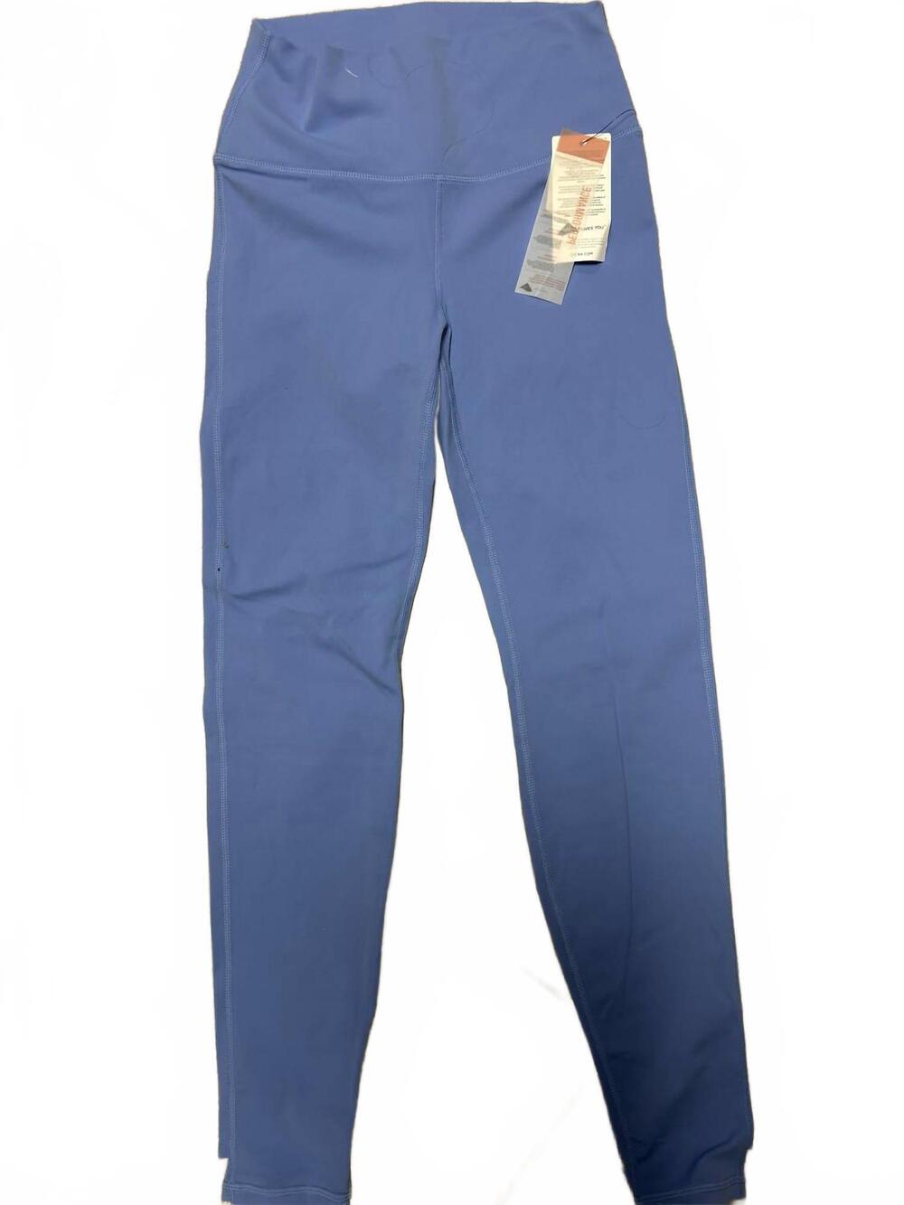 NEW MONO B women's slip-fit leggings in sky blue